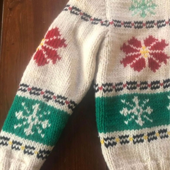 Vintage hand kit snowflake sweater - Picture 6 of 9